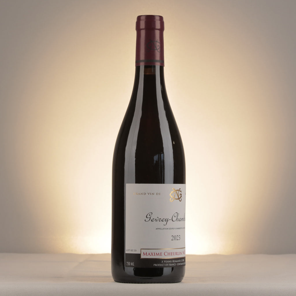 Maxime Cheurlin-Noëllat Gevrey-Chambertin 2023 Bottle label