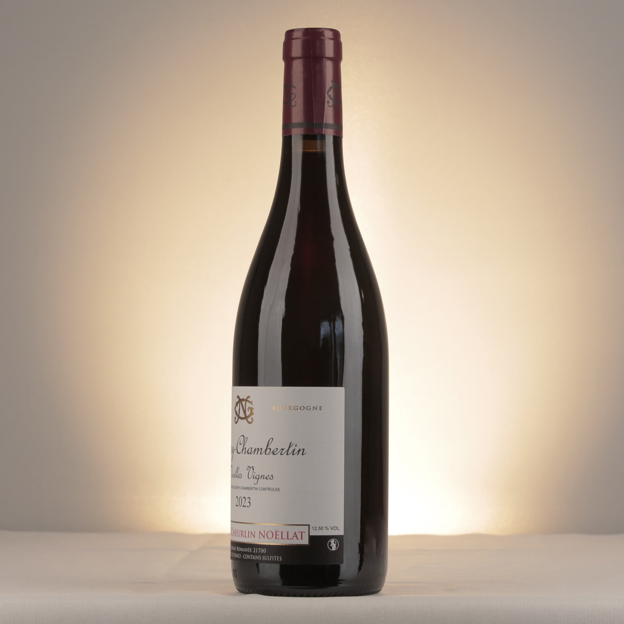 Maxime Cheurlin-Noëllat Gevrey-Chambertin Vieilles Vignes 2023 Bottle detail