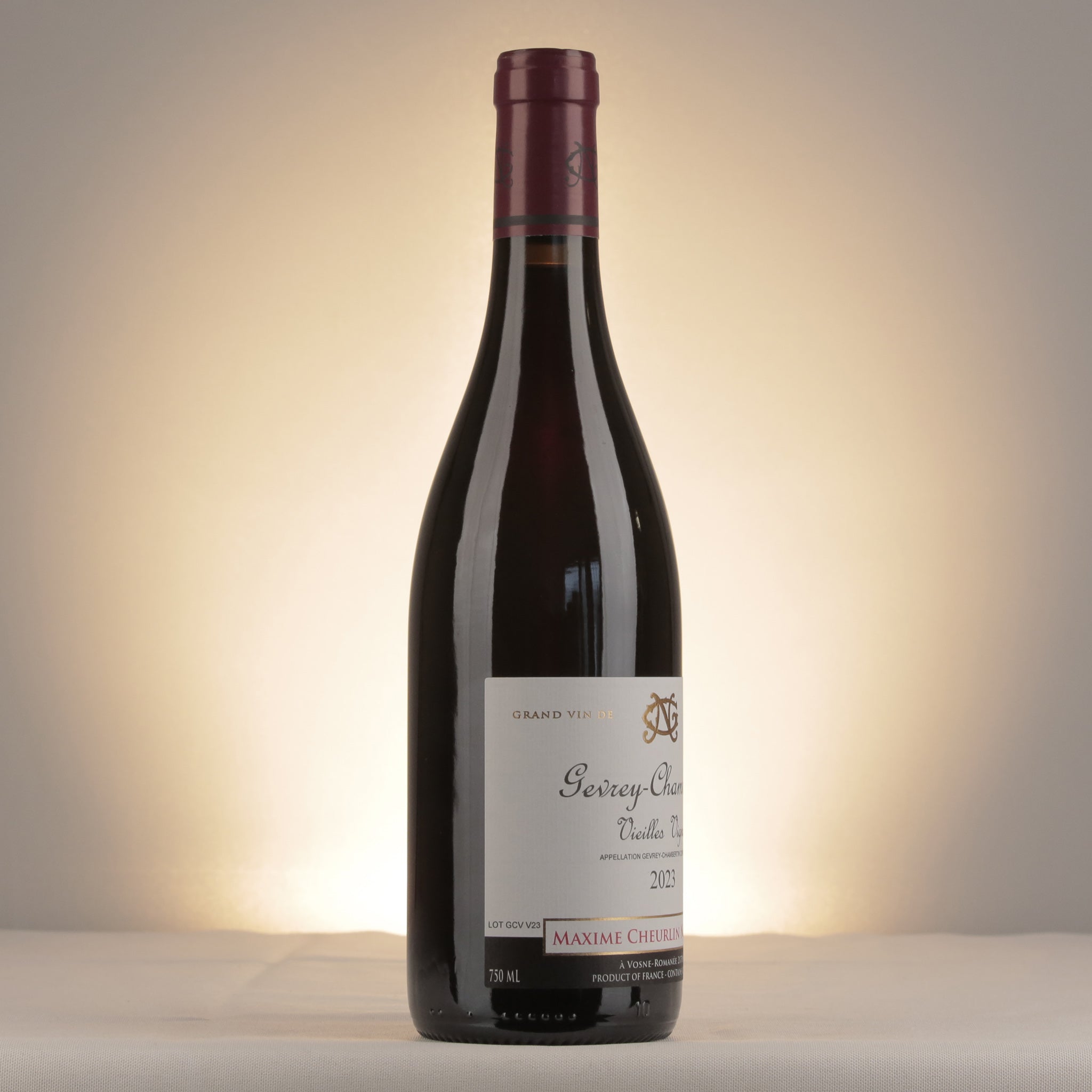 Maxime Cheurlin-Noëllat Gevrey-Chambertin Vieilles Vignes 2023 Bottle label