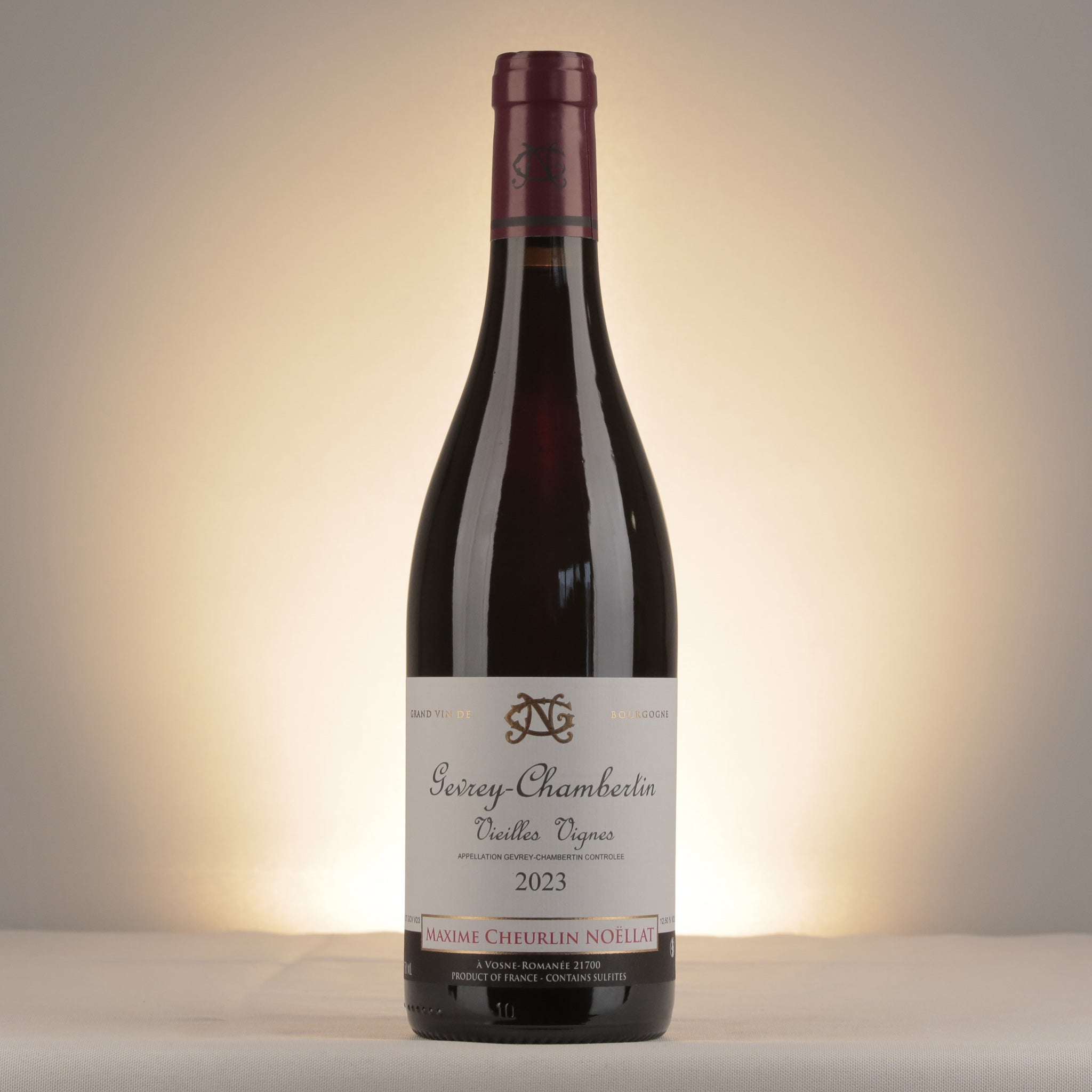 Maxime Cheurlin-Noëllat Gevrey-Chambertin Vieilles Vignes 2023 Bottle front