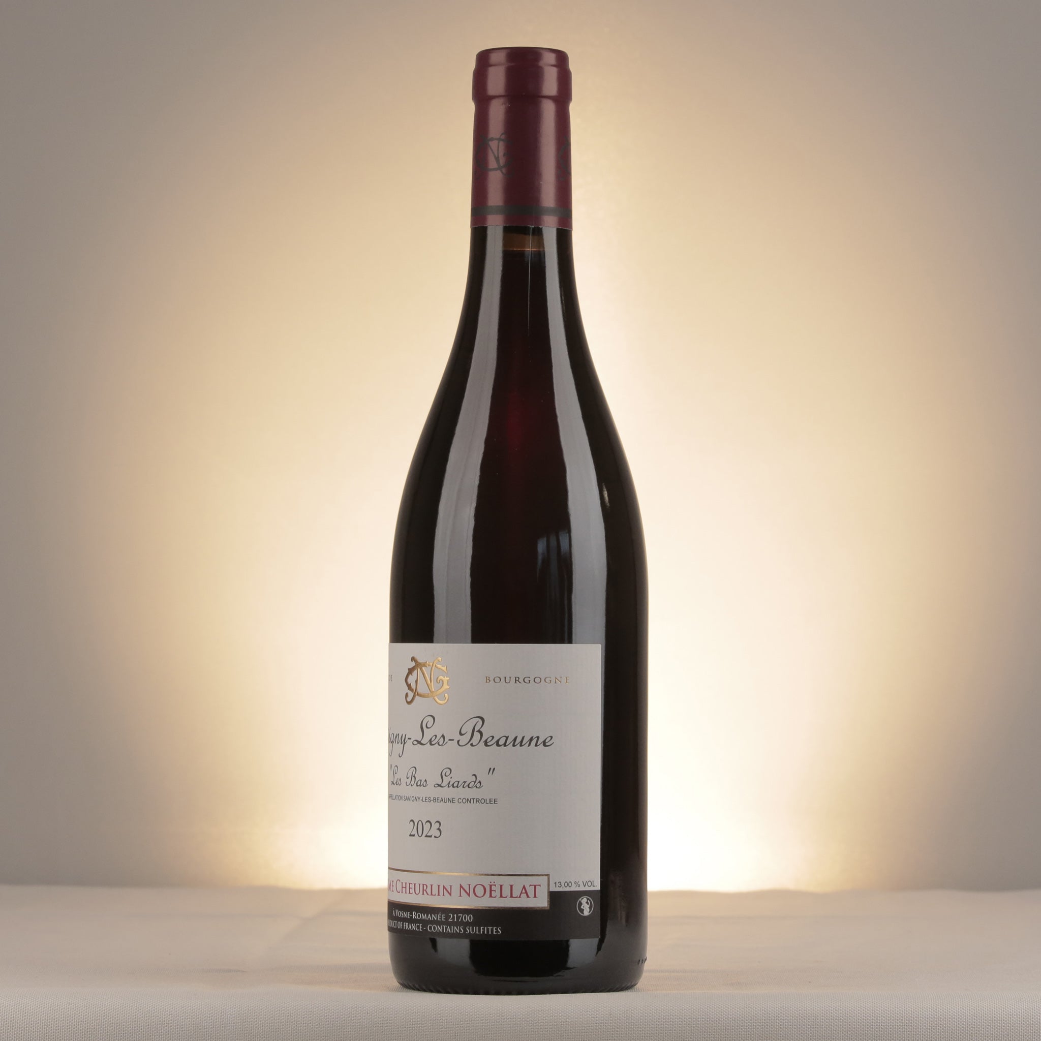 Maxime Cheurlin-Noëllat Savigny-Les-Beaune Les Bas Liards 2023 Bottle detail
