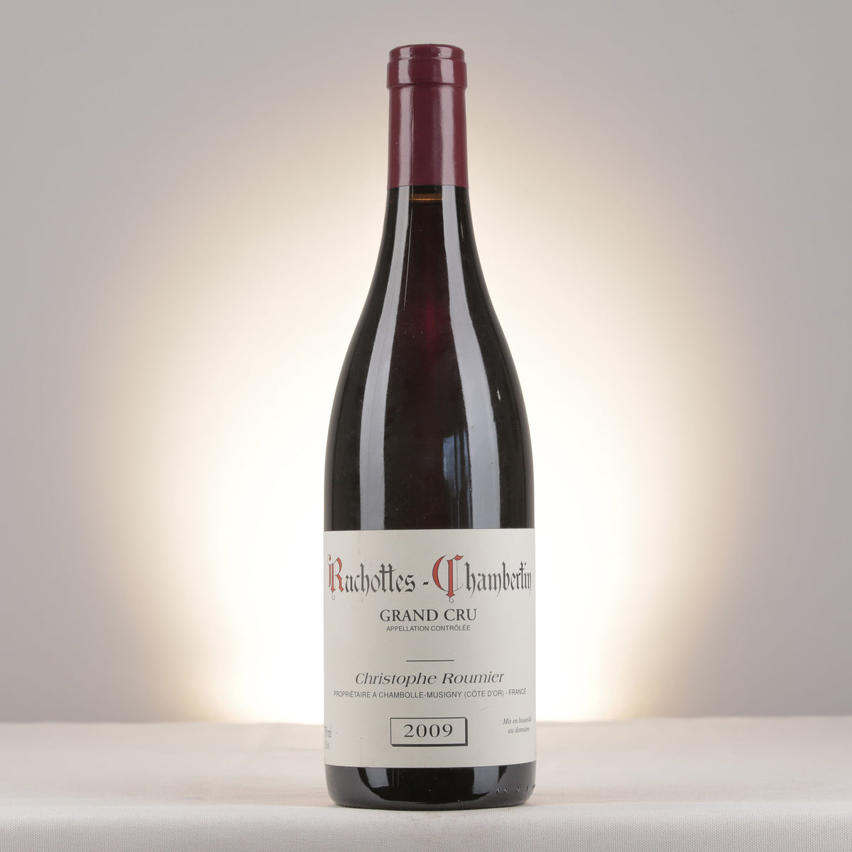 Christophe Roumier Ruchottes-Chambertin Grand Cru 2009 Bottle front