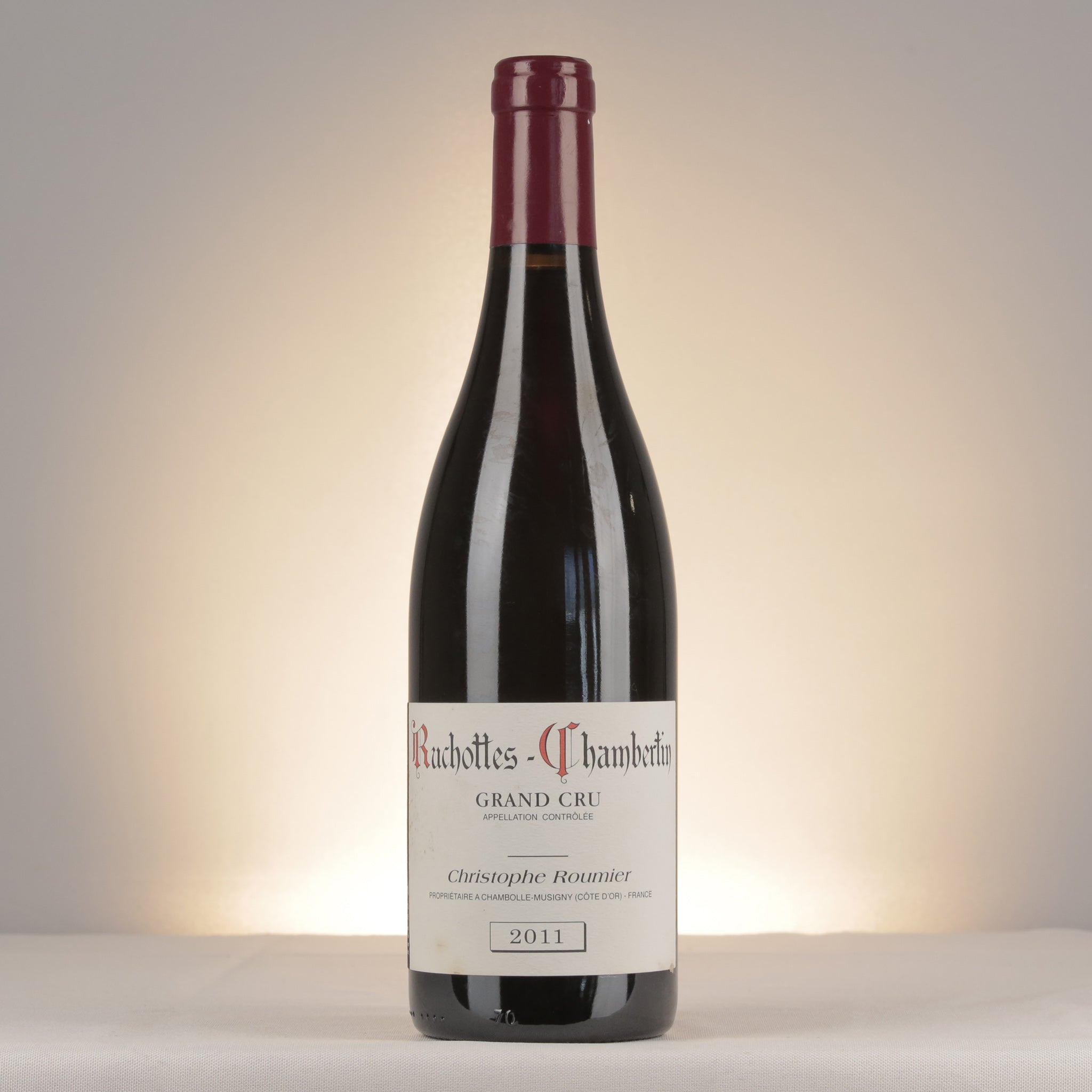 Christophe Roumier Ruchottes-Chambertin Grand Cru 2011 Bottle front