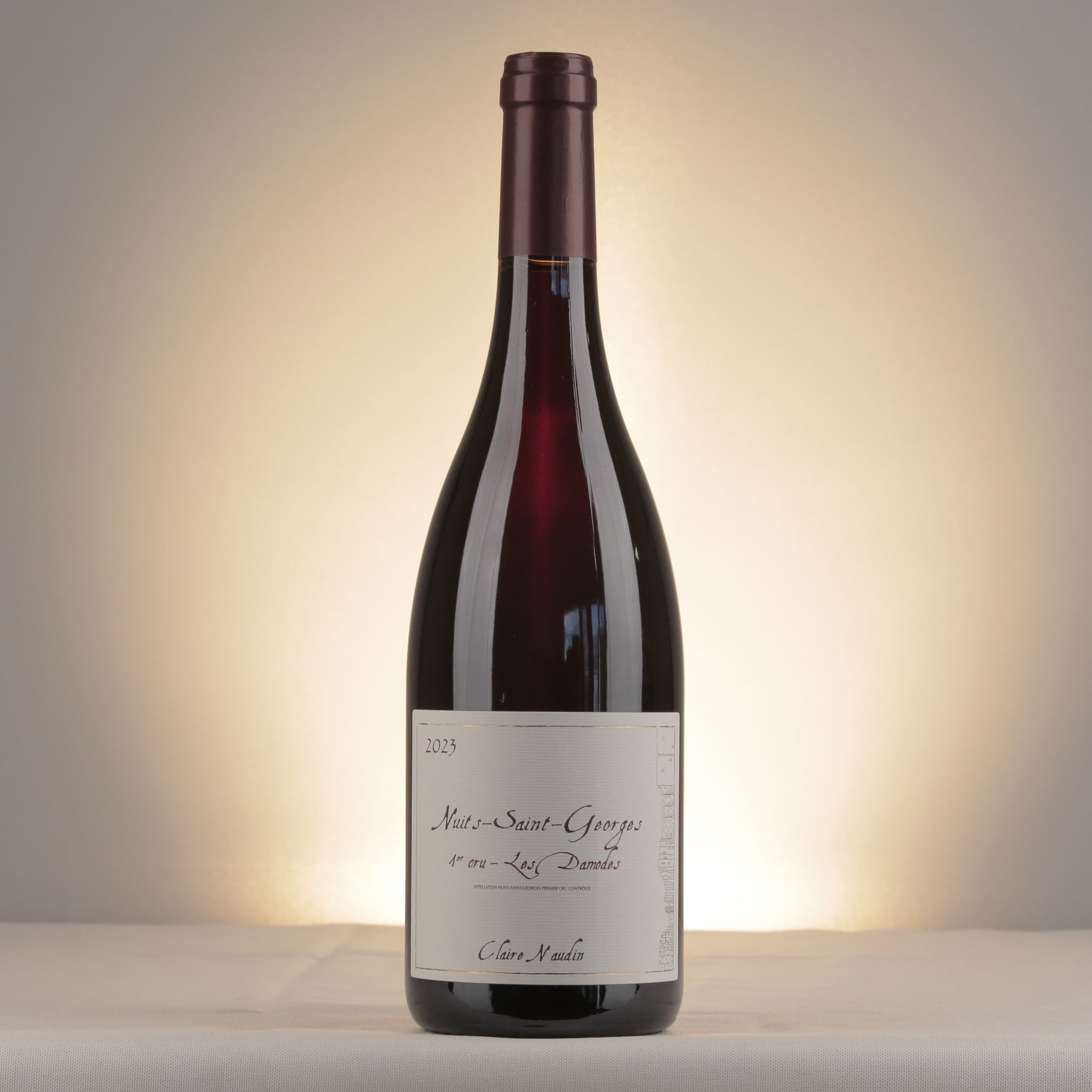 Claire Naudin Nuits-Saint-Georges 1er Cru Les Damodes 2023 Bottle front