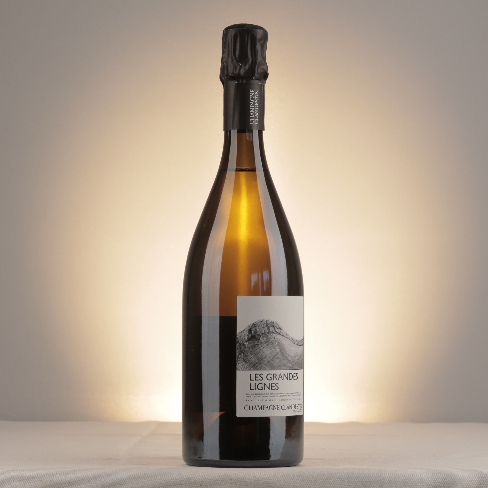 Clandestin Les Grandes Lignes Brut Nature 2020 Bottle label