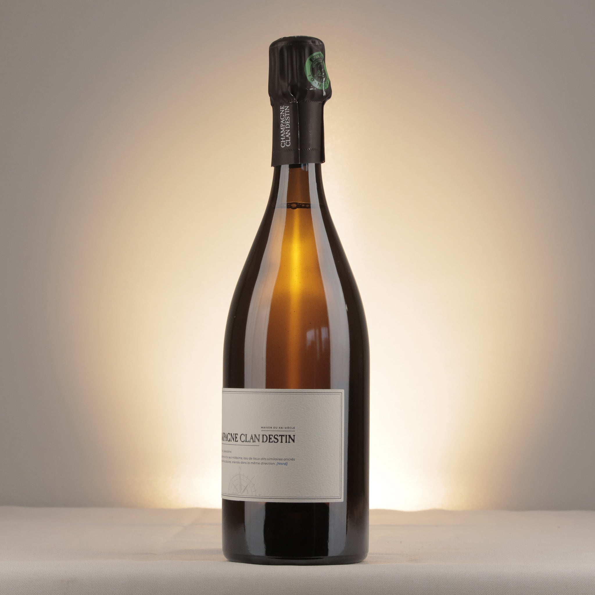 Clandestin Les Semblables Boreal Brut Nature 2019 Bottle detail