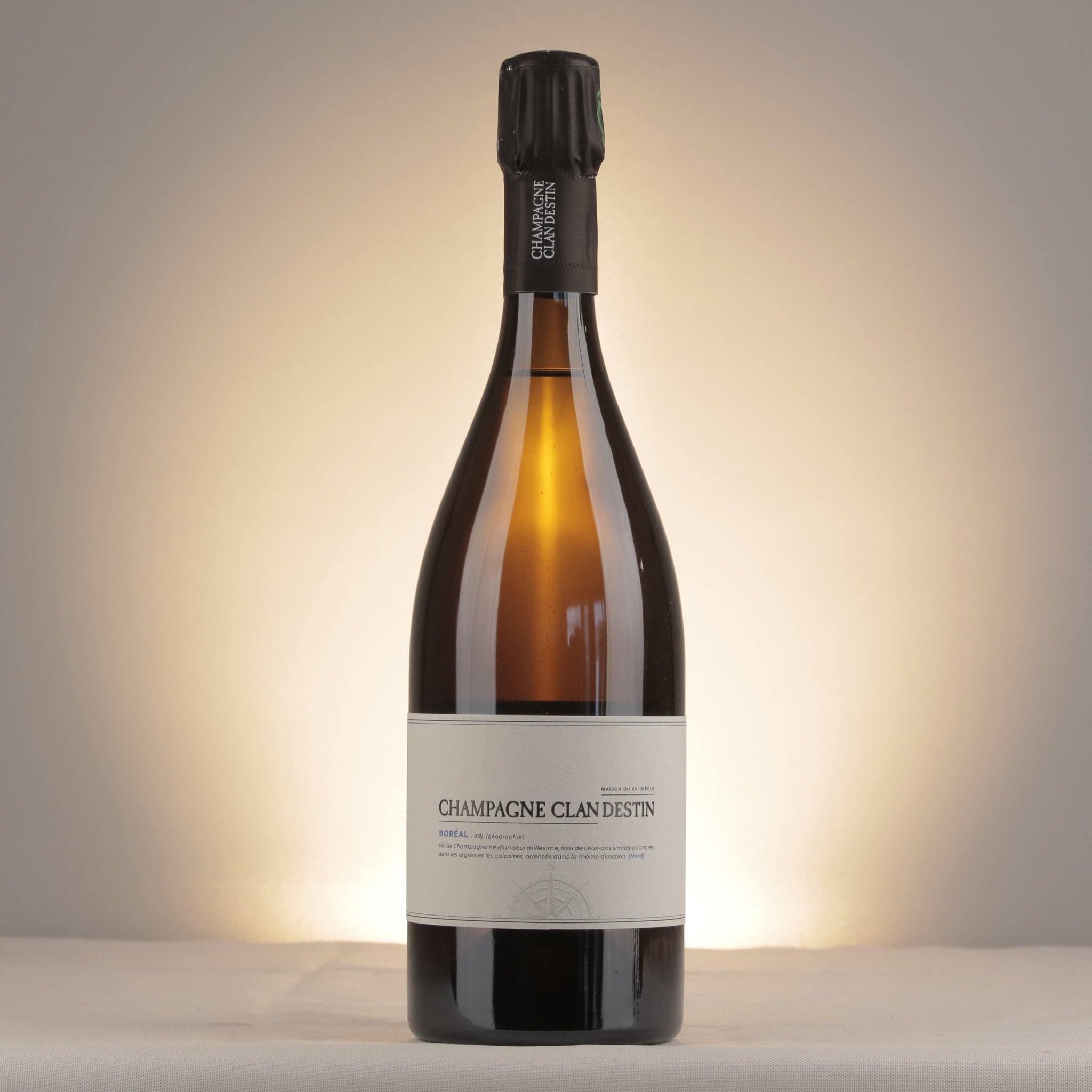 Clandestin Les Semblables Boreal Brut Nature 2019 Bottle front