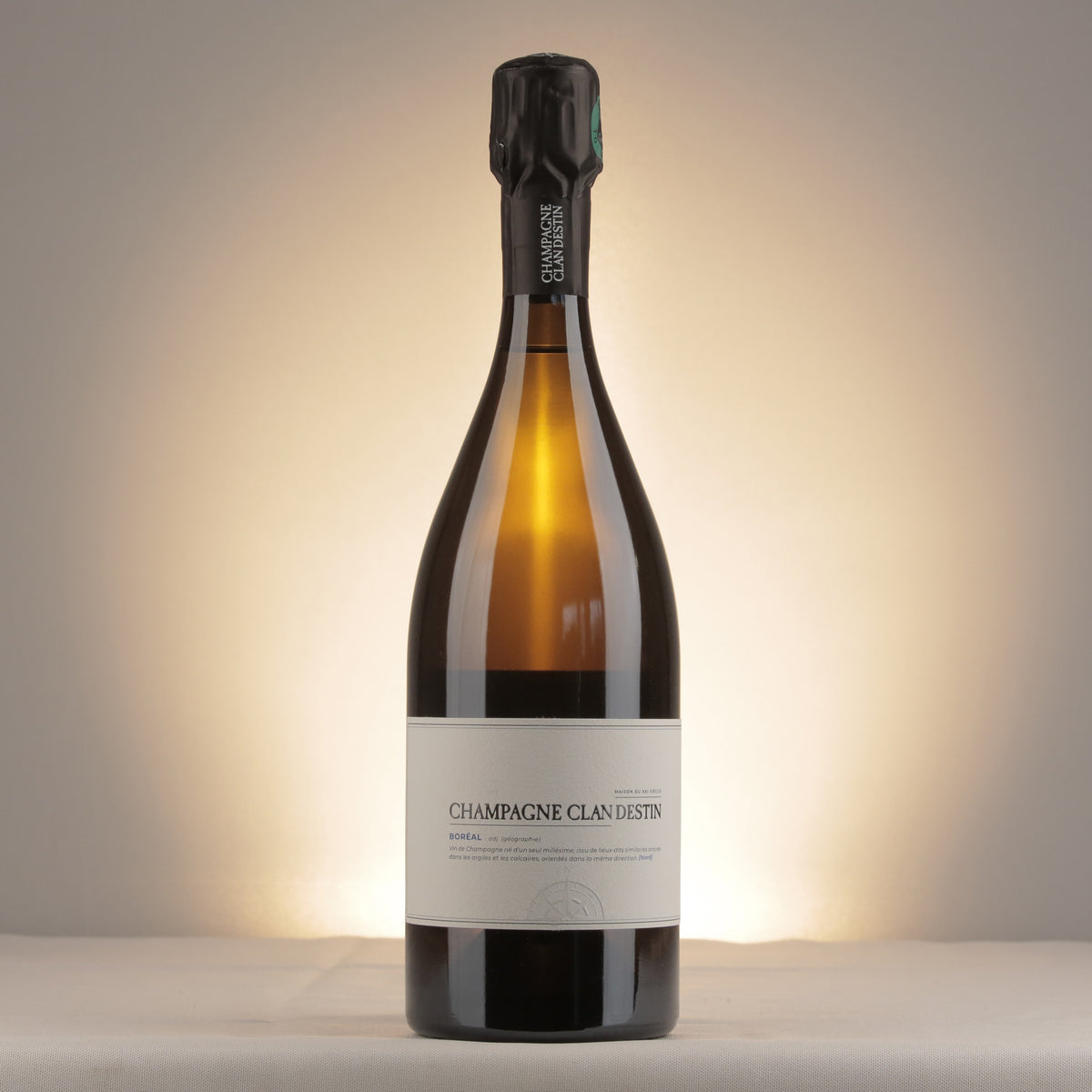 Clandestion Les Semblables Boreal Brut Nature 2022 Bottle front