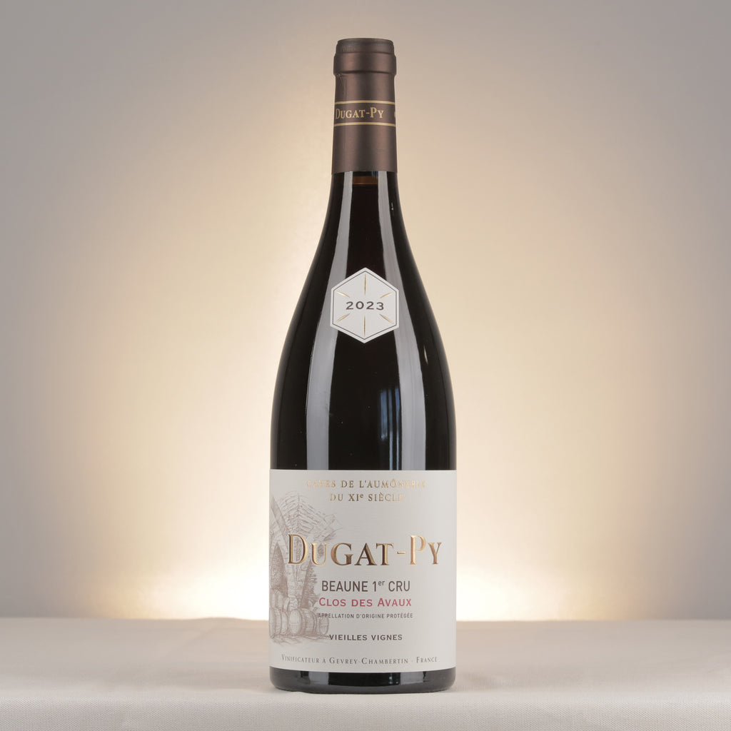 Dugat-Py Beaune 1er Cru Clos des Avaux Vieilles Vignes 2023 Bottle front