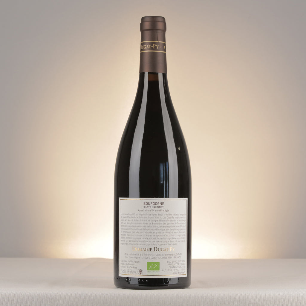 Dugat-Py Bourgogne Cuvée Halinard 2023 Bottle back