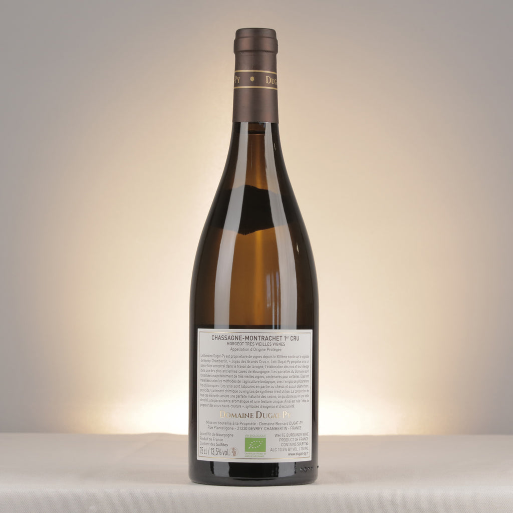 Dugat-Py Chassagne-Montrachet 1er Cru Morgeot 2023 Bottle back