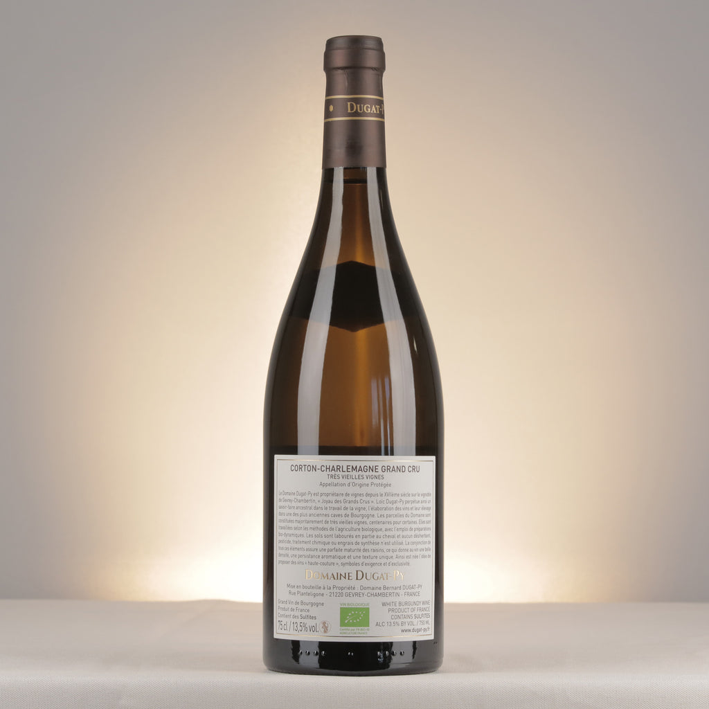 Dugat-Py Corton-Charlemagne Grand Cru Très Vieilles Vignes 2023 Bottle back
