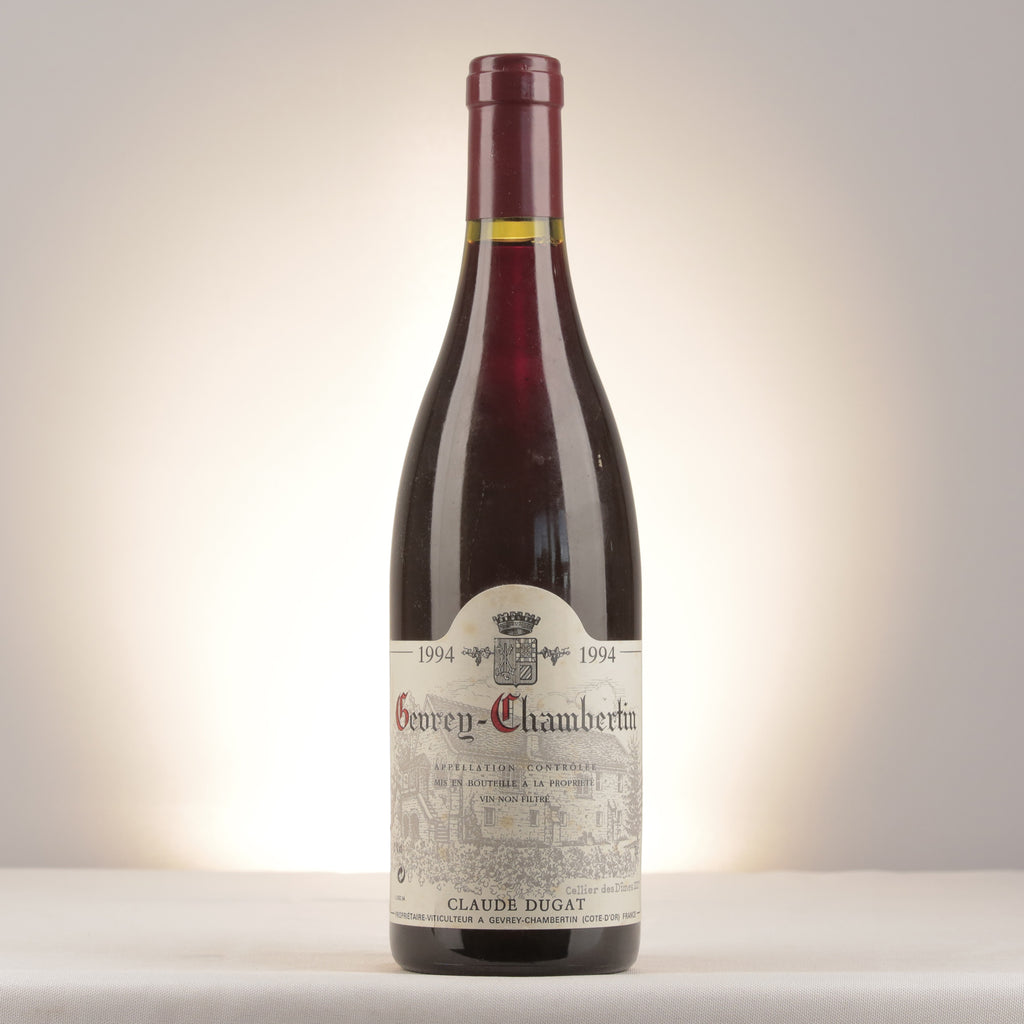 Claude Dugat Gevrey-Chambertin 1994 Bottle front