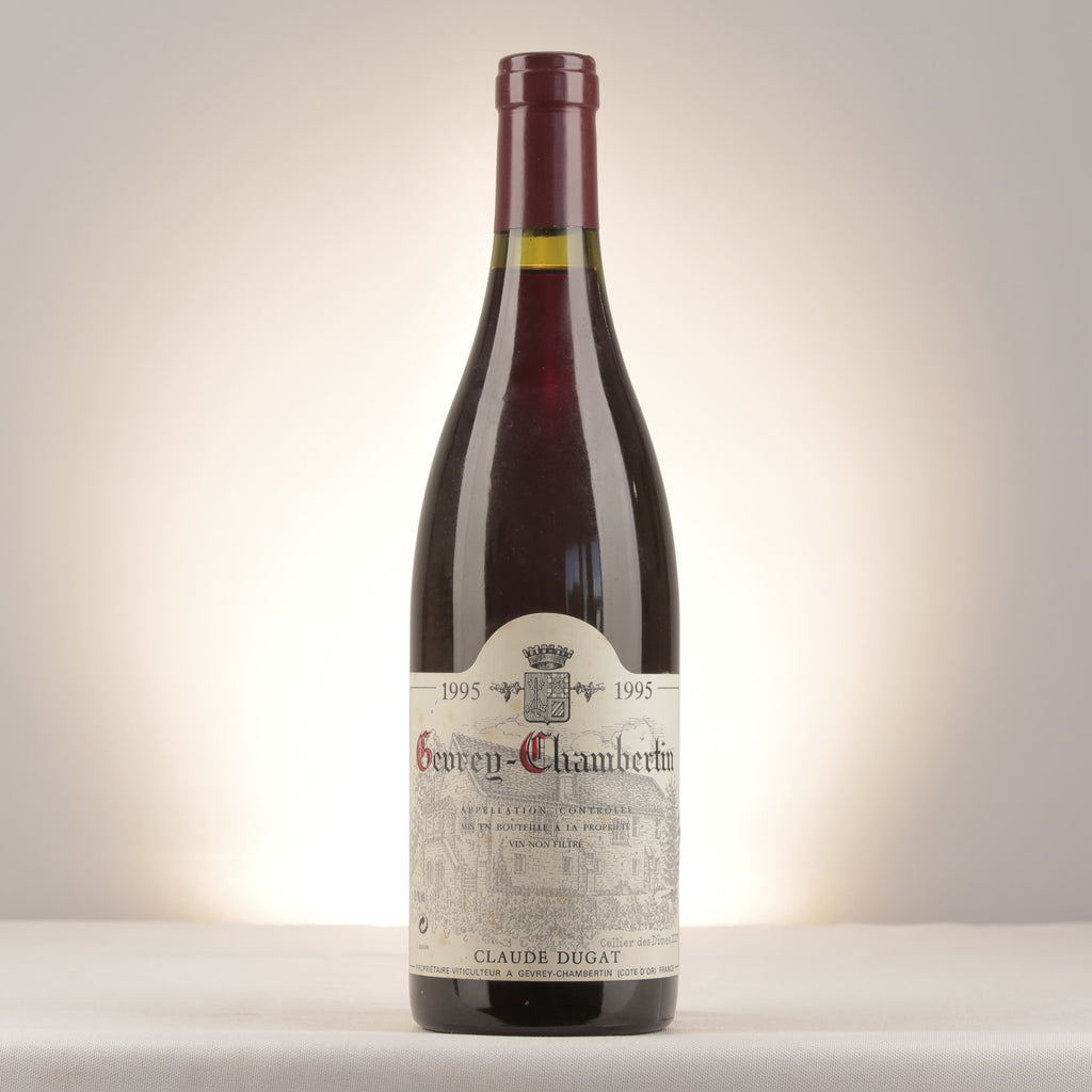 Claude Dugat Gevrey-Chambertin 1995 Bottle front