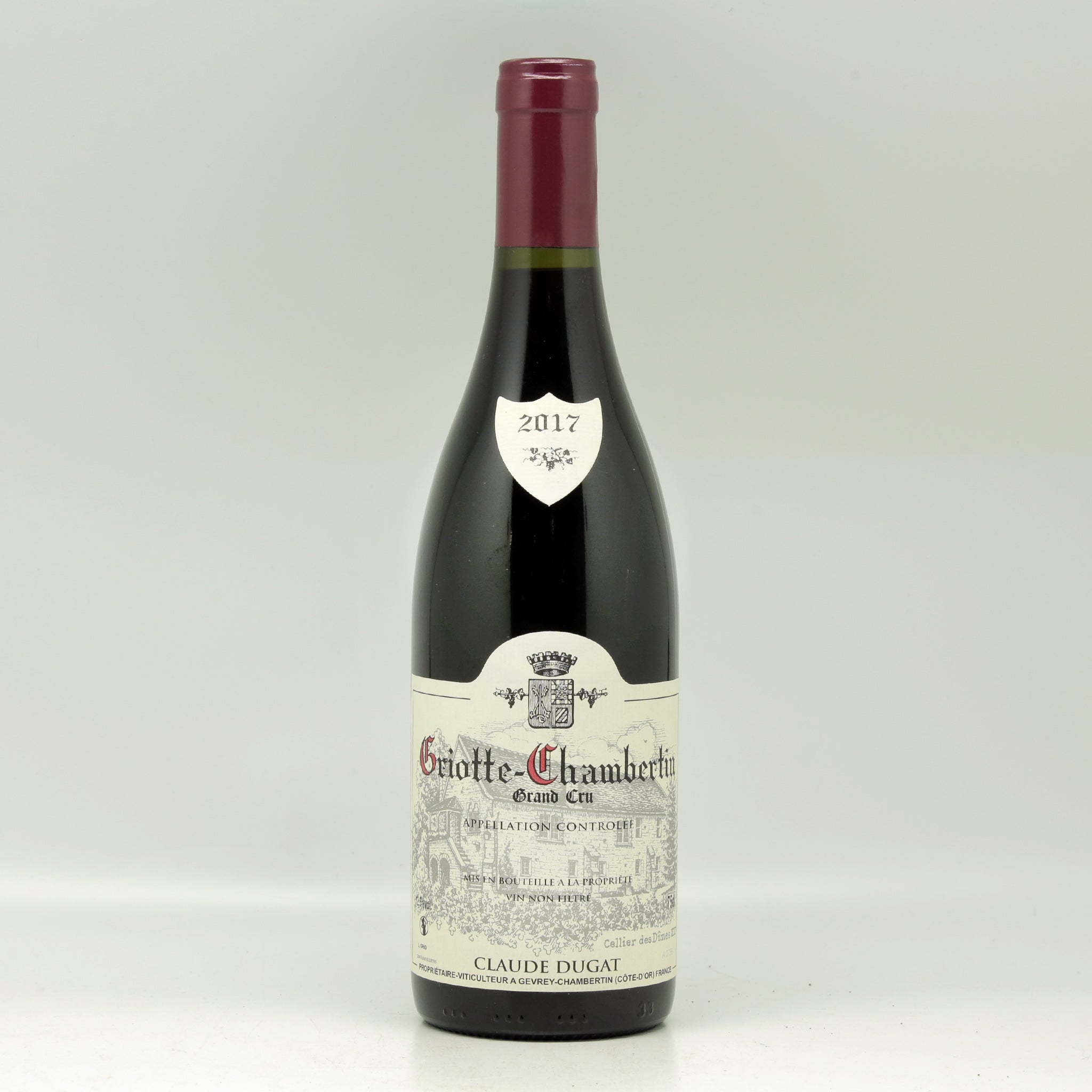 Domaine Claude Dugat Griotte-Chambertin Grand Cru 2017 Red wine Bottle