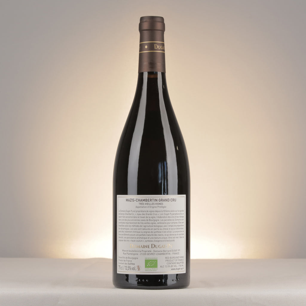 Dugat-Py Mazis-Chambertin Grand Cru Très Vieilles Vignes 2023 Bottle back