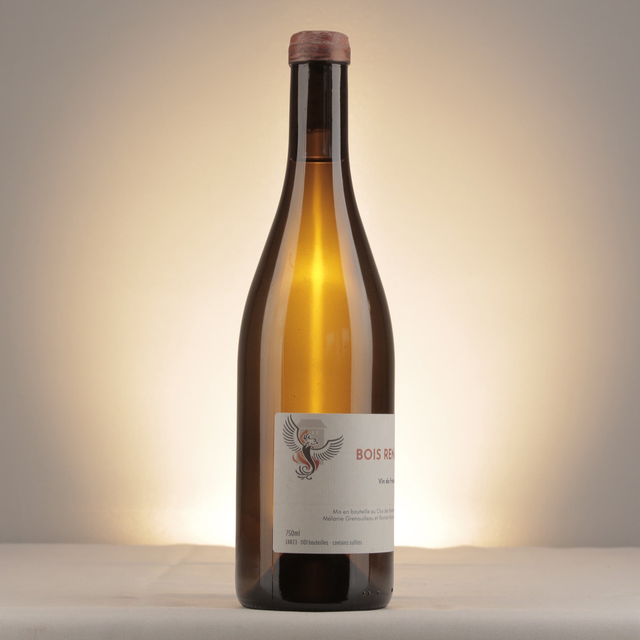 Clos des Breteches Bois Renault VdF 2023 Bottle detail