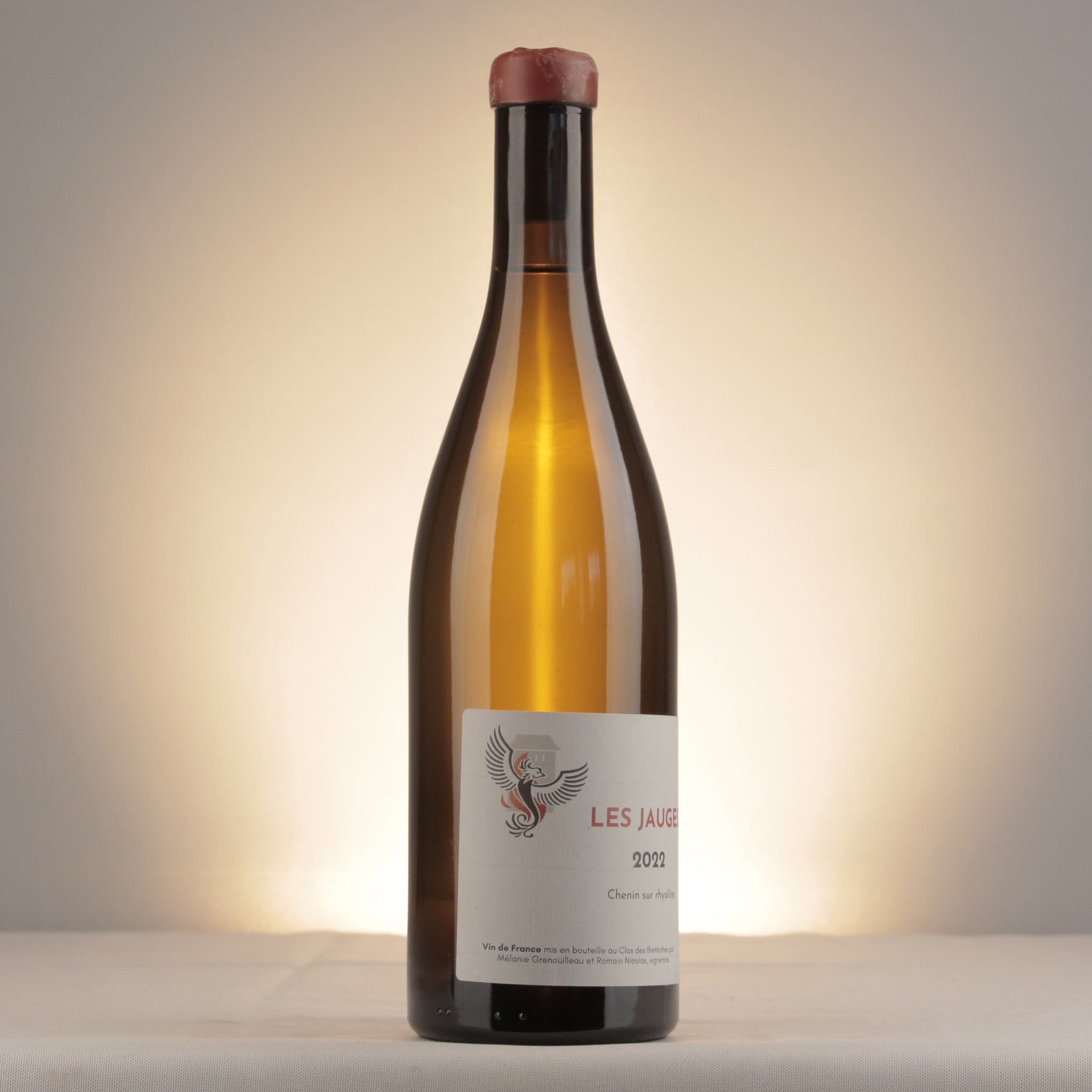 Clos des Breteches Les Jauges VdF 2022 Bottle label