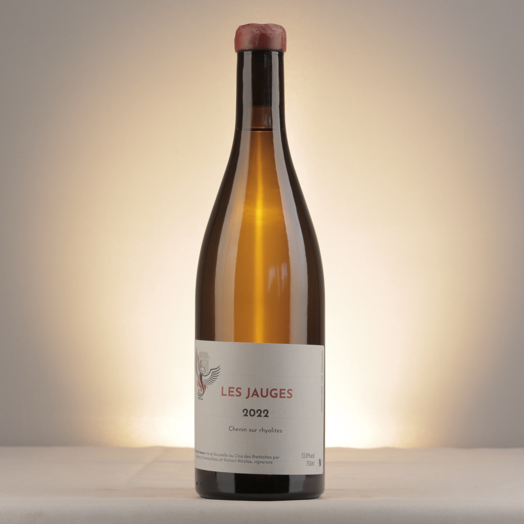 Clos des Breteches Les Jauges VdF 2022 Bottle front