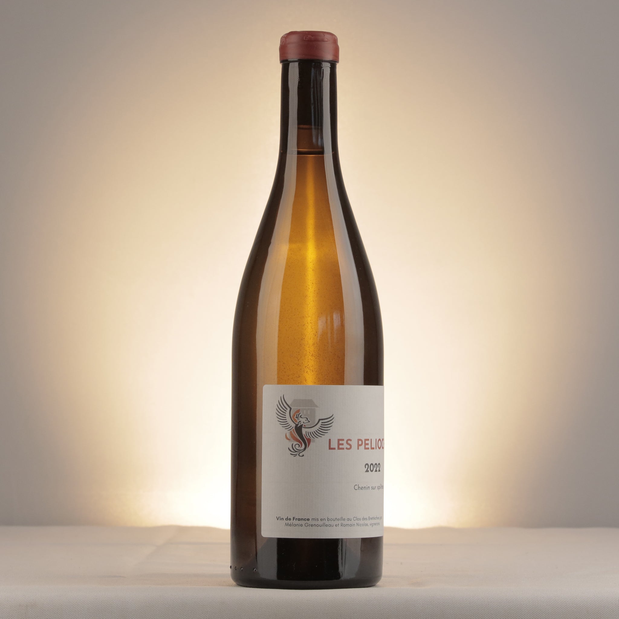 Clos des Breteches Les Pelioches VdF 2022 Bottle label