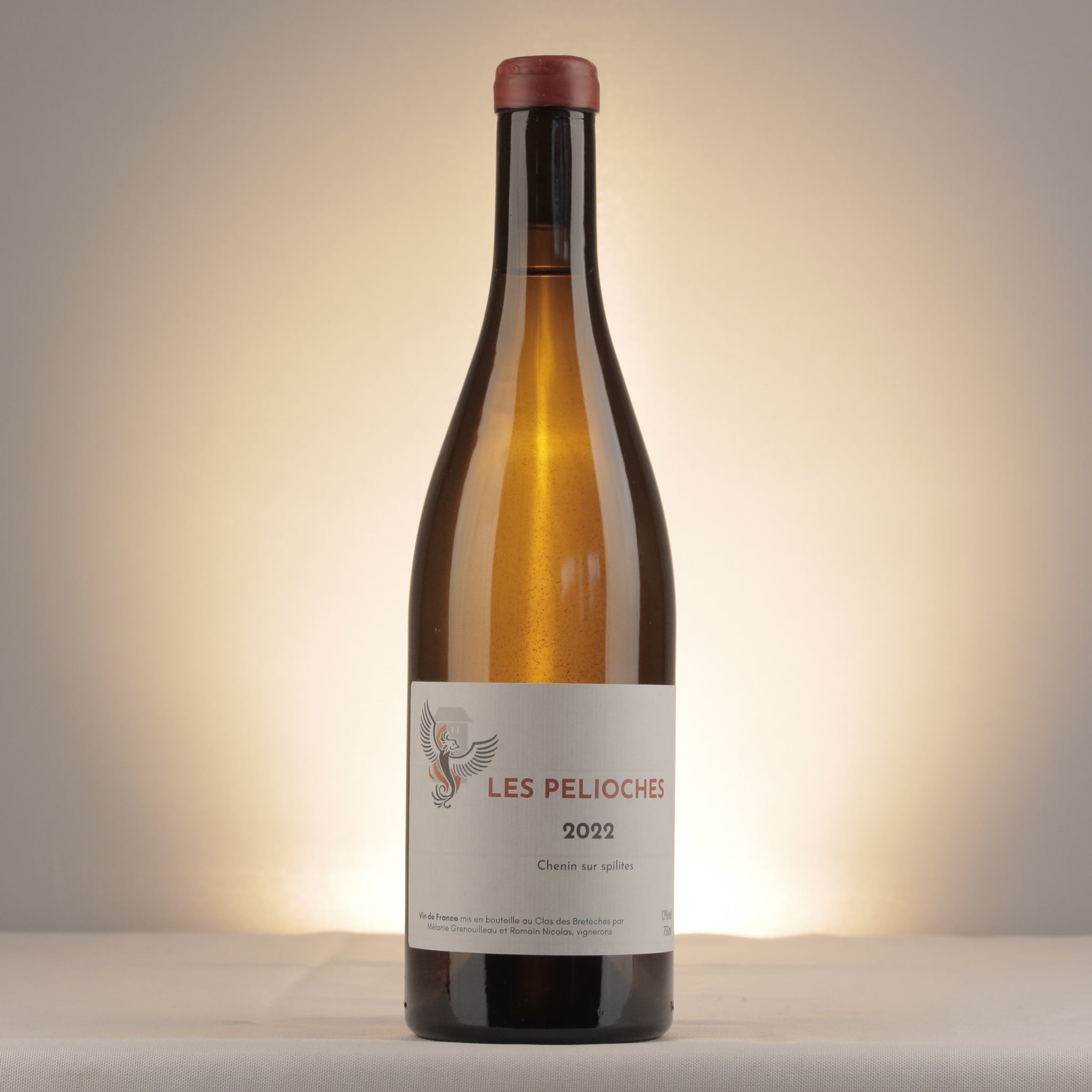 Clos des Breteches Les Pelioches VdF 2022 Bottle front
