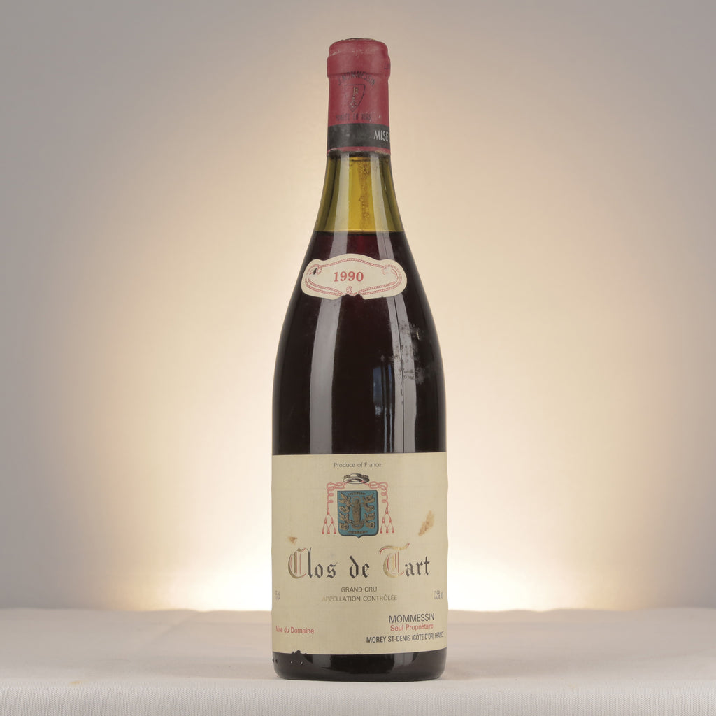 Clos de Tart Grand Cru 1990 Bottle front (lot 5f6b)