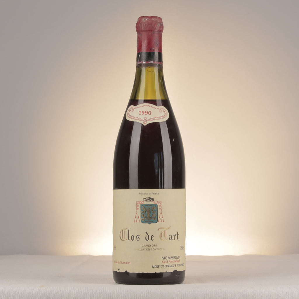 Clos de Tart Grand Cru 1990 Bottle front (lot f147)