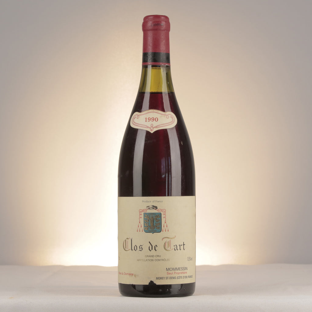 Clos de Tart Grand Cru 1990 Bottle front