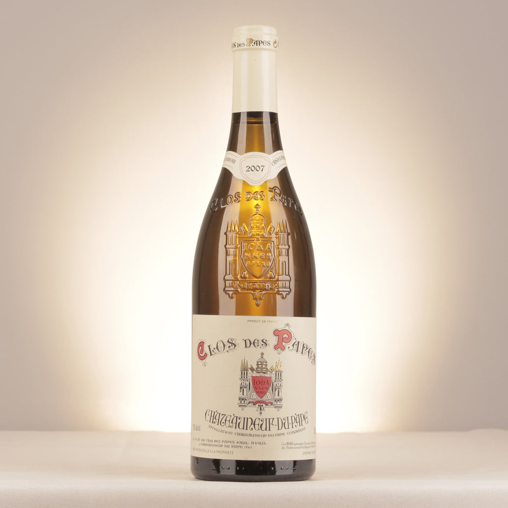 Clos des Papes Châteauneuf-du-Pape Blanc 2007 Bottle front