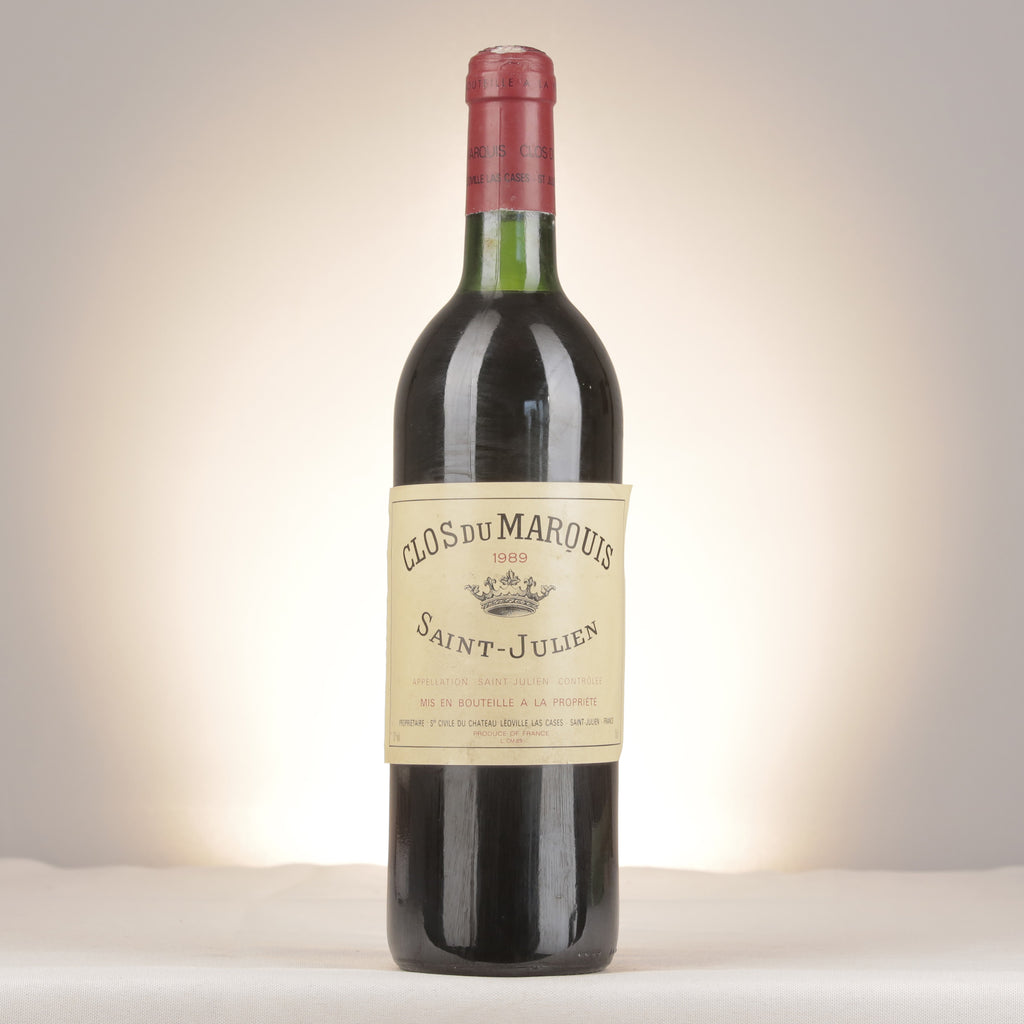 Clos du Marquis Saint-Julien 1989 Bottle front