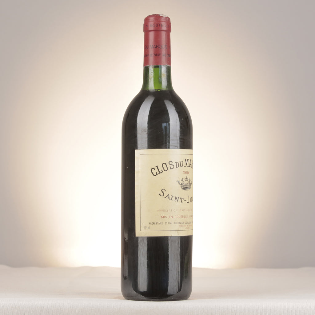 Clos du Marquis Saint-Julien 1989 Bottle turned right