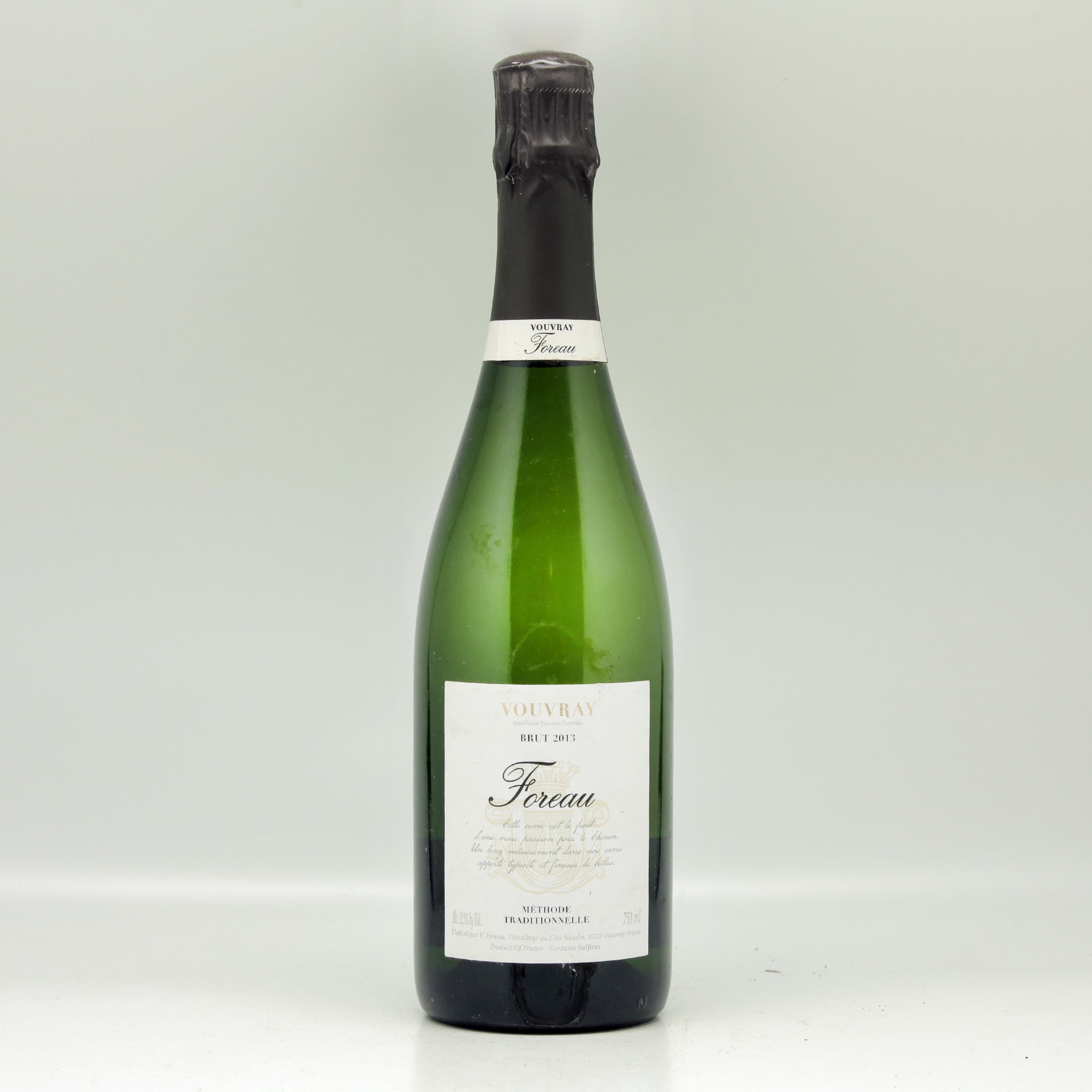 Clos Naudin Foreau Vouvray Brut 2013 Bottle front