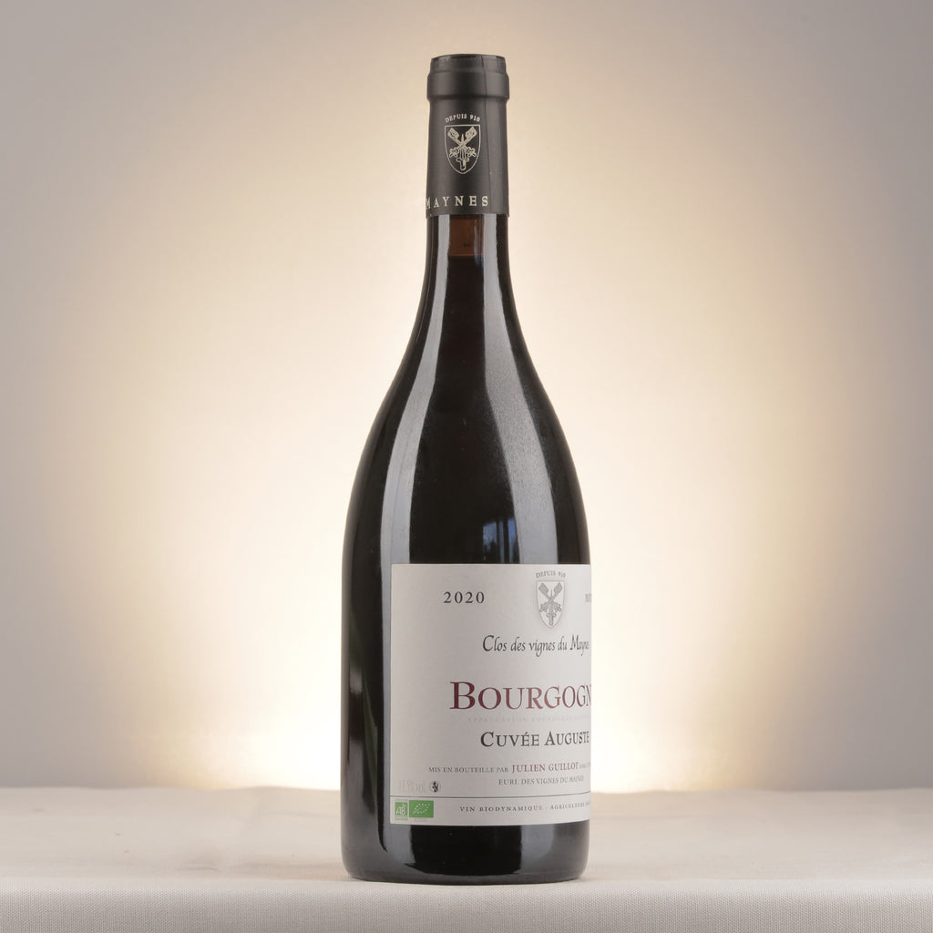 Clos des Vignes du Mayne Julien Guillot Bourgogne Cuvée Auguste 2020 Bottle label