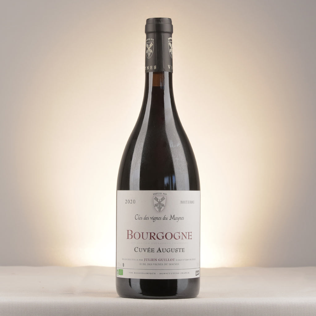 Clos des Vignes du Mayne Julien Guillot Bourgogne Cuvée Auguste 2020 Bottle front