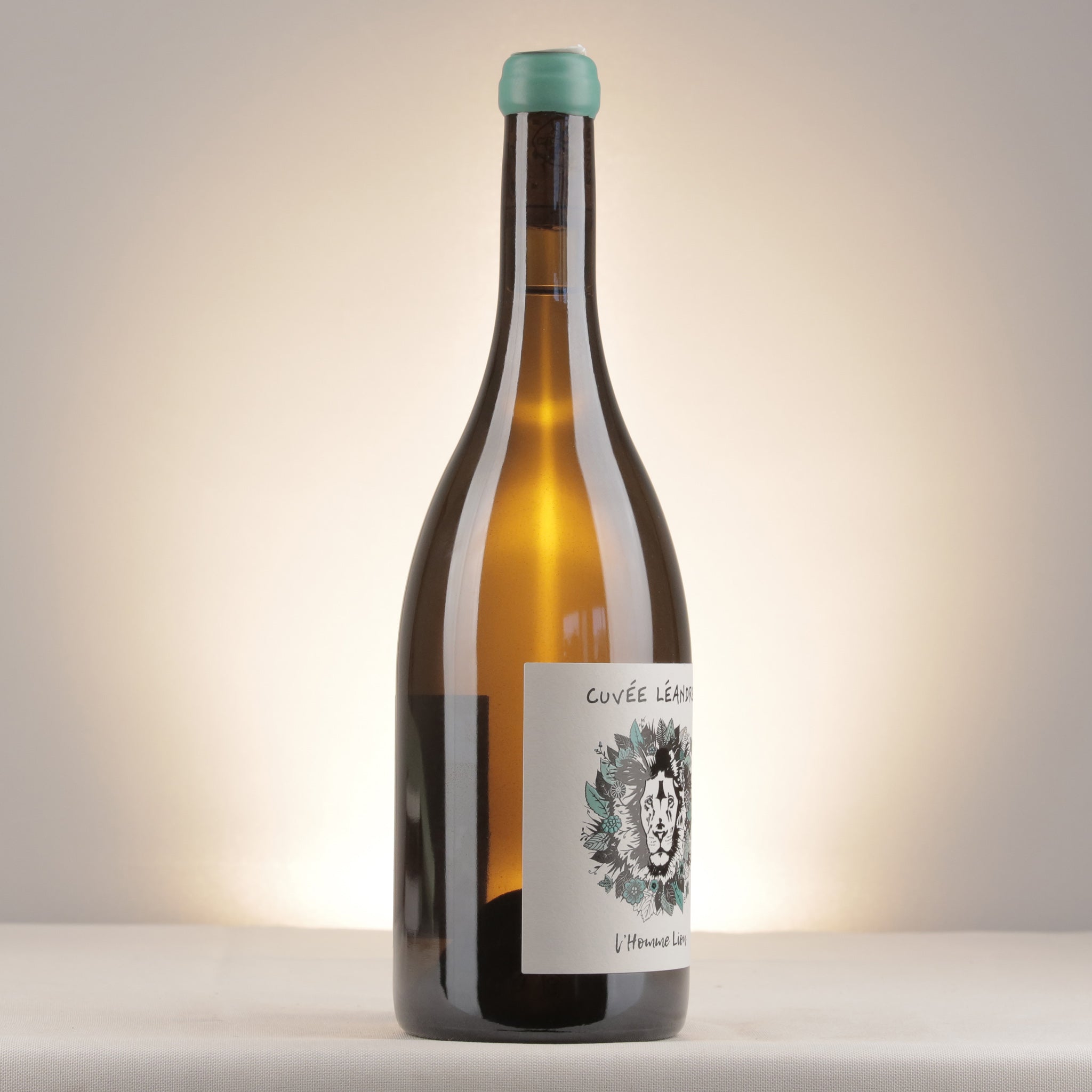 Clos des Vignes du Mayne Julien Guillot Pouilly-Fuisse Cuvée Leandre L'Homme Lion 2017 Bottle label