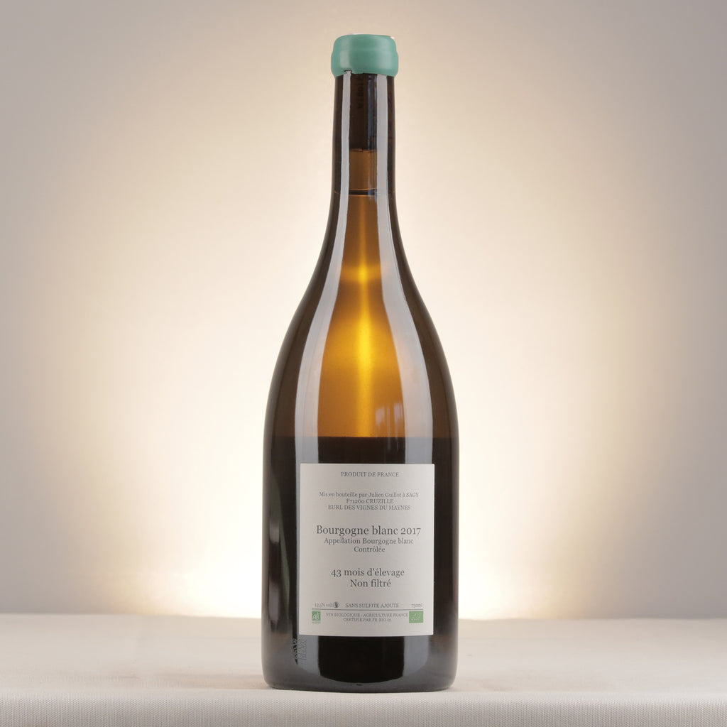 Clos des Vignes du Mayne Julien Guillot Pouilly-Fuisse Cuvée Leandre L'Homme Lion 2017 Bottle back