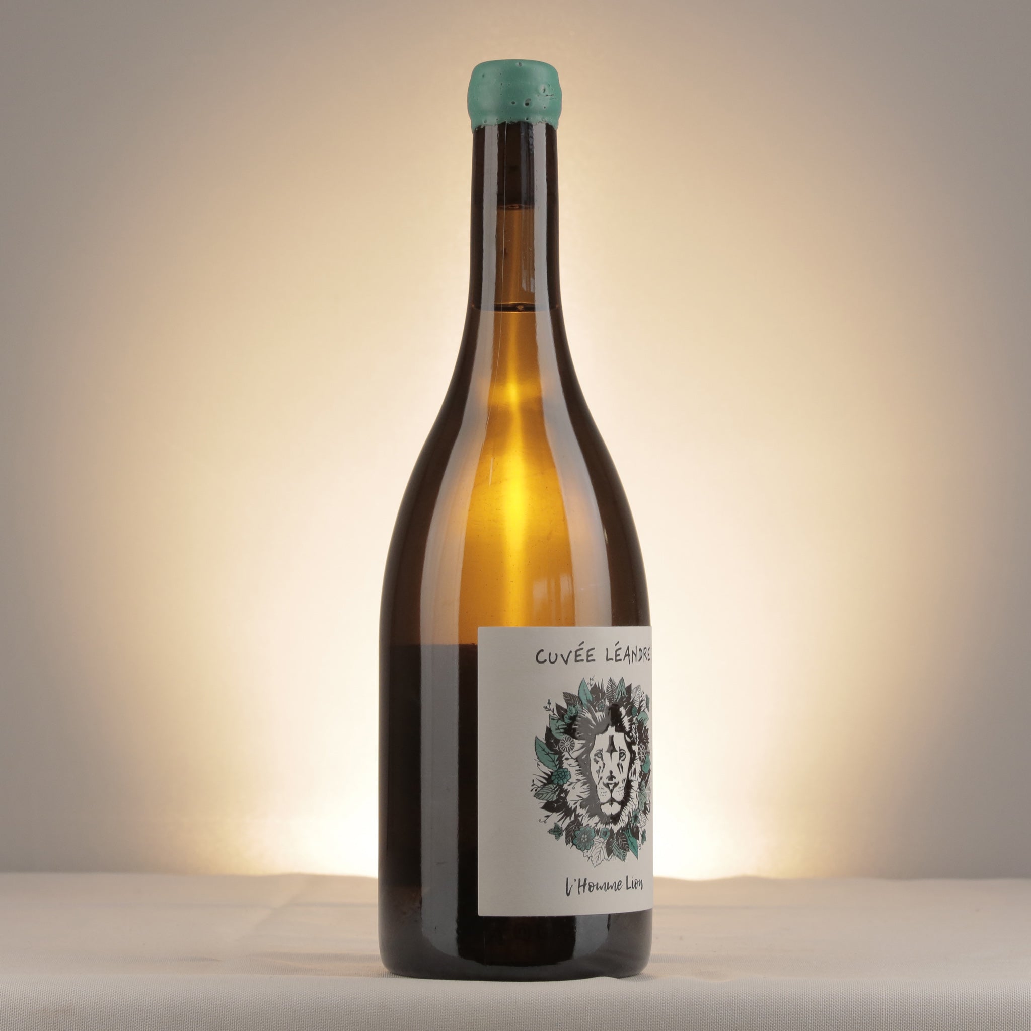 Clos des Vignes du Mayne Julien Guillot Pouilly-Fuisse Cuvée Leandre L'Homme Lion 2018 Bottle label