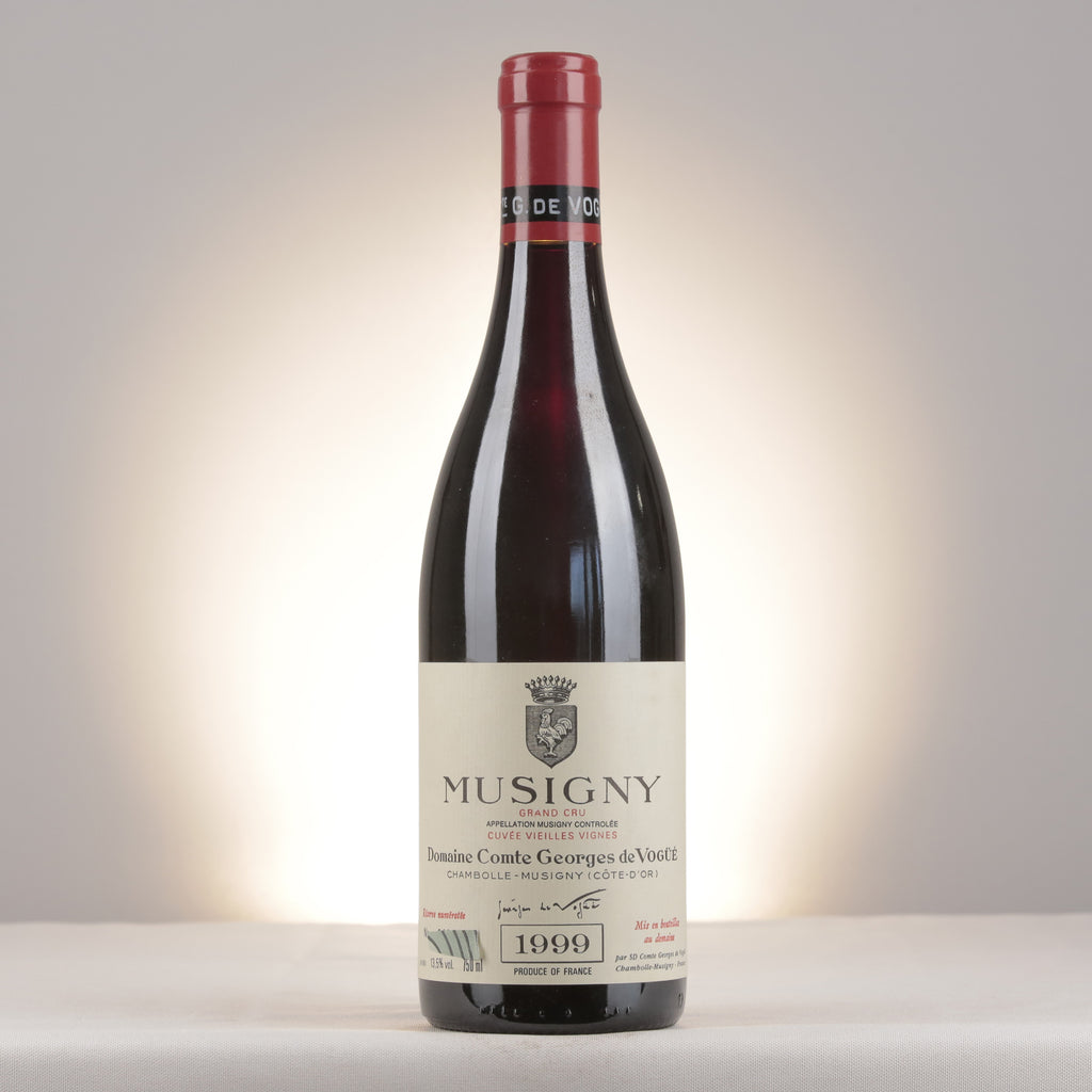 Comte Georges de Vogüé Musigny Grand Cru Cuvée Vieilles Vignes 1999 Bottle front