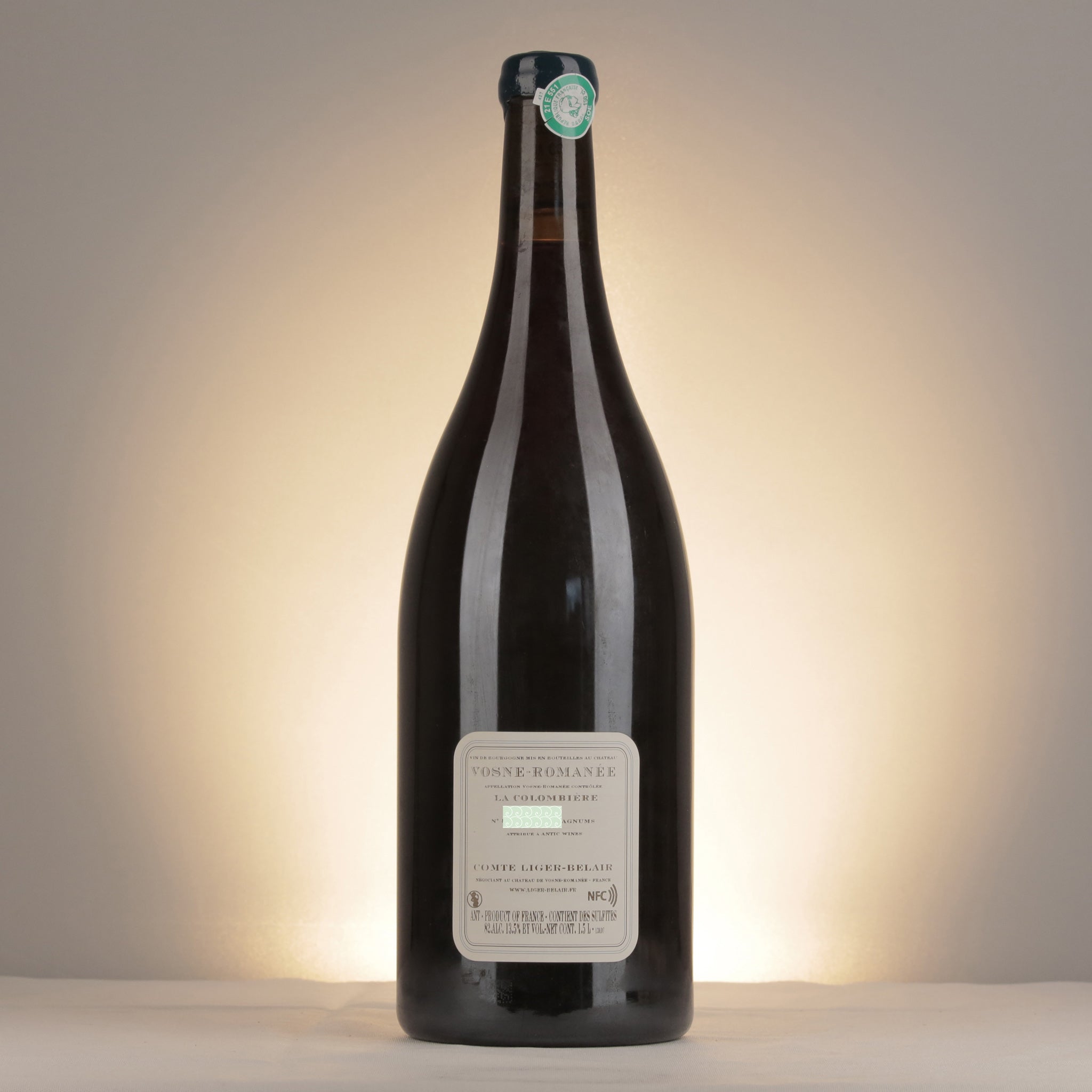 Domaine du Comte Liger-Belair Vosne-Romanée La Colombière 2017 Magnum back (lot 097d)