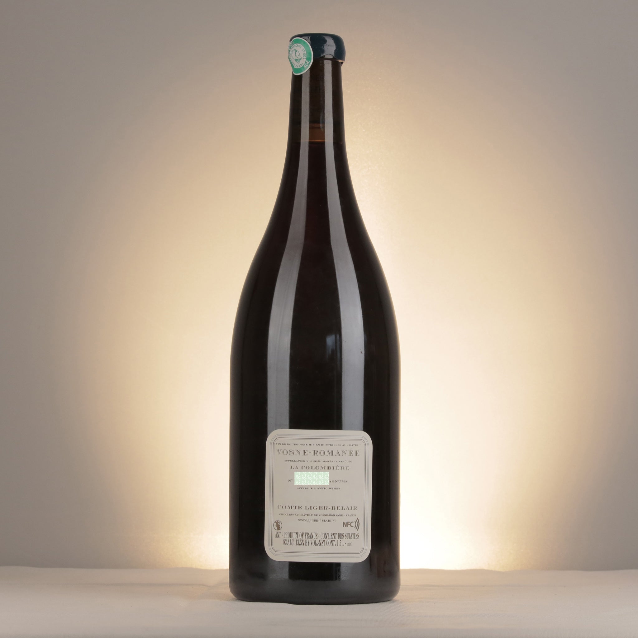 Domaine du Comte Liger-Belair Vosne-Romanée La Colombière 2017 Magnum back (lot 4759)