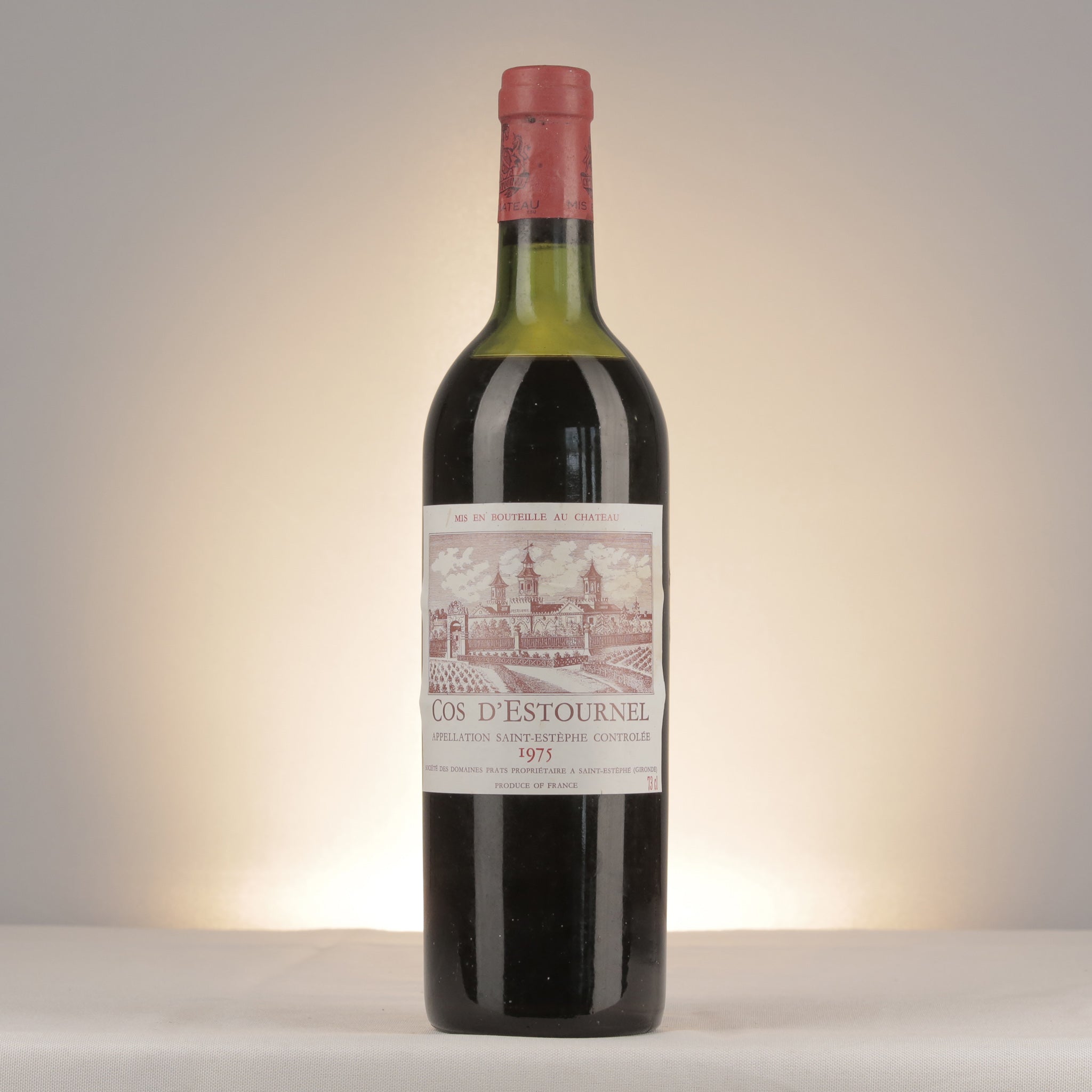 Cos d'Estournel 1975 Bottle front