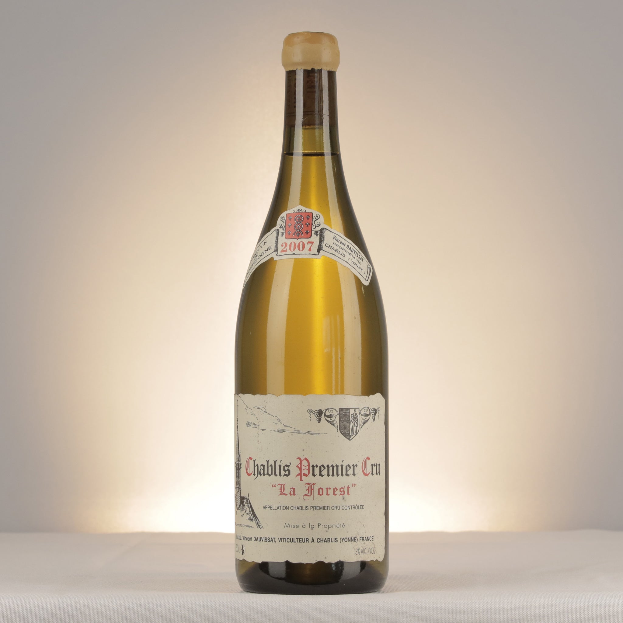Chablis 1er Cru La Forest 2007 Bottle front