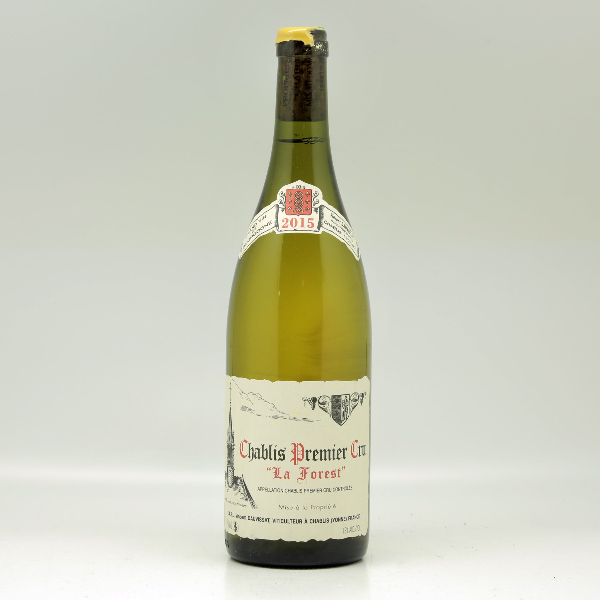 Domaine Dauvissat Vincent Chablis 1er Cru La Forest 2015 White wine Bottle