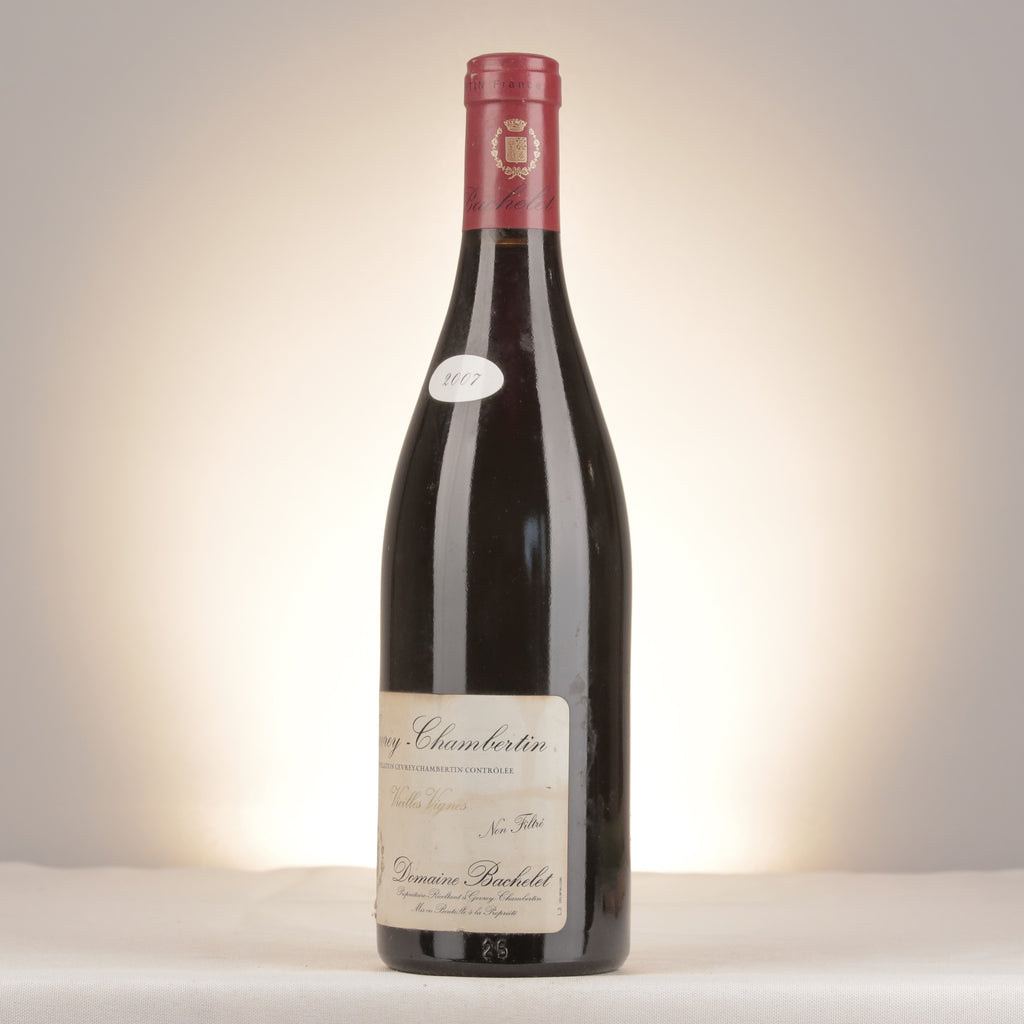 Domaine Denis Bachelet Gevrey-Chambertin Vieilles Vignes 2007 Bottle turned left