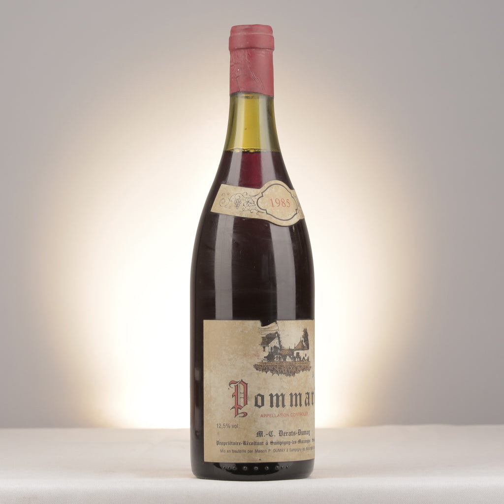 Derats-Dumay Pommard 1985 Bottle turned right (lot efc1)