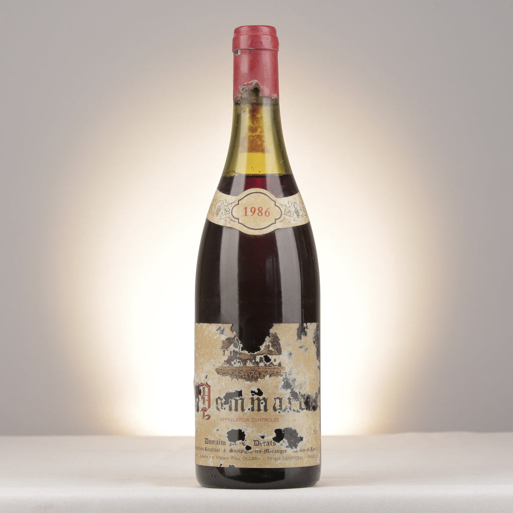 Derats-Dumay Pommard 1986 Bottle front