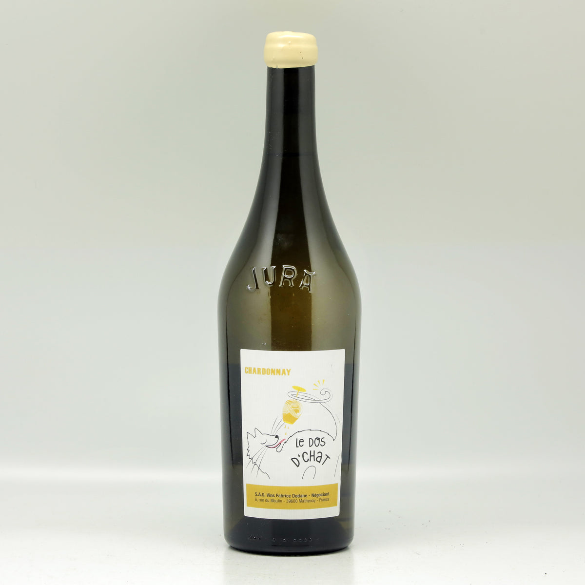 Fabrice Dodane Côtes-du-Jura Les dos d'Chat Chardonnay 2018 White wine Bottle