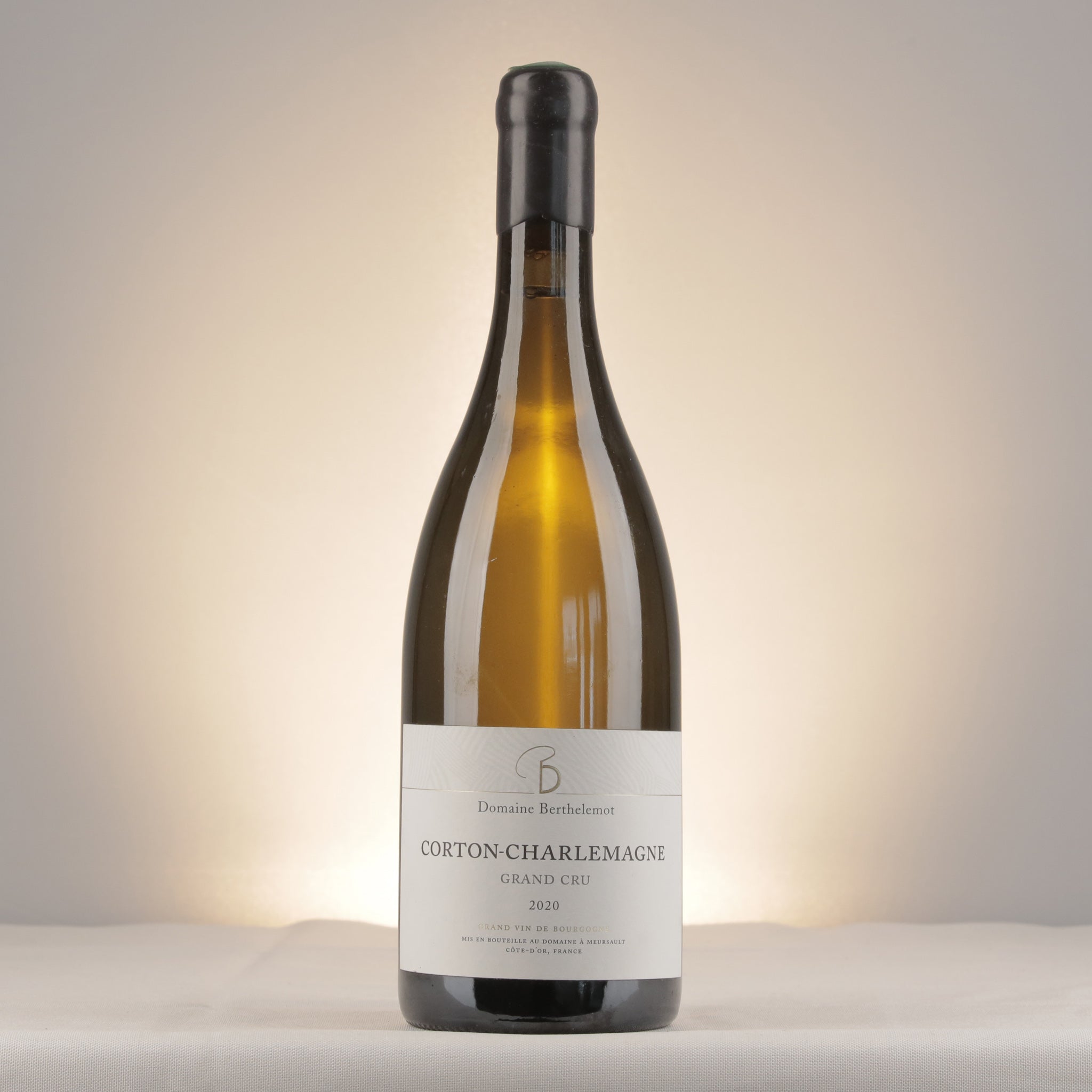 Berthelemot Corton-Charlemagne Grand Cru 2020 Bottle front