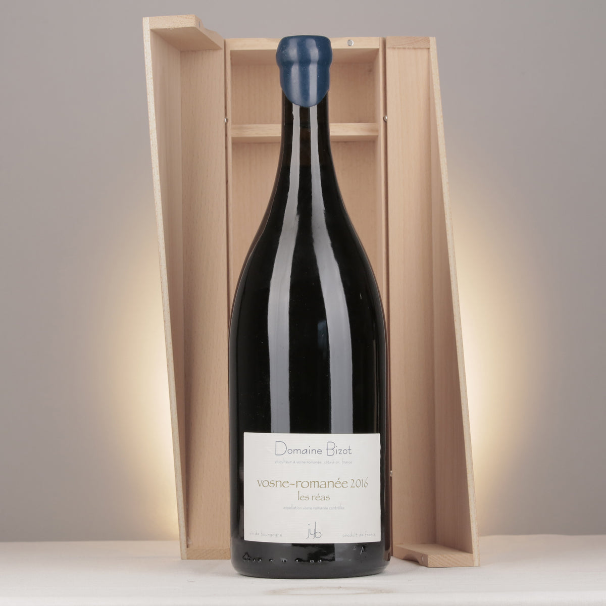 Bizot Vosne-Romanée Les Réas 2016 Magnum detail