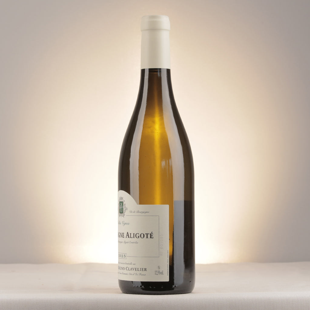 Domaine Bruno Clavelier Bourgogne Aligote Vieilles Vignes 2023 Bottle detail